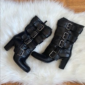 Black High Heel Boots